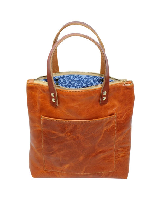 Adell Handbag in cinnamon leather