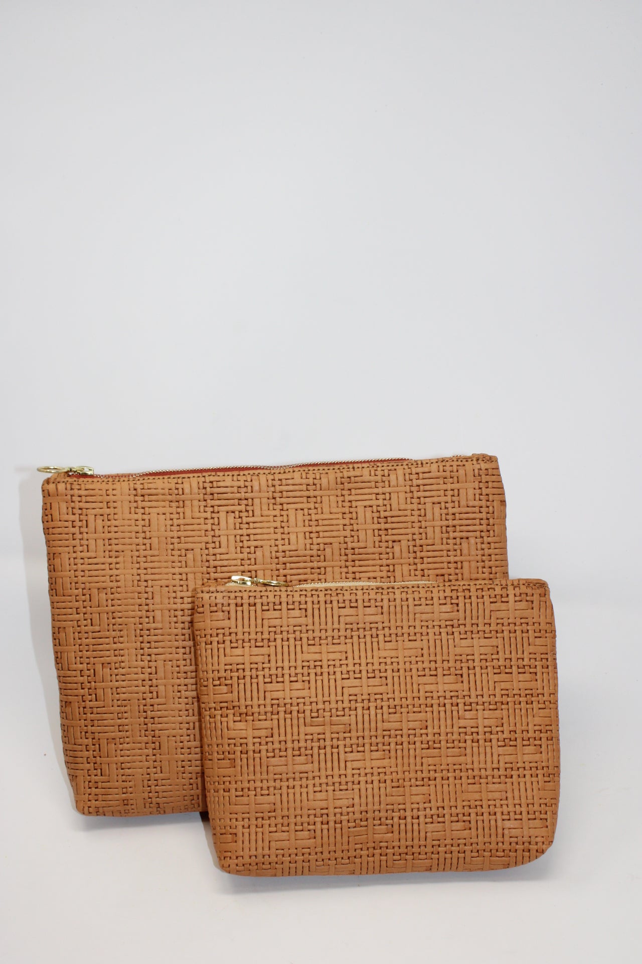 Mini Frances in woven tan