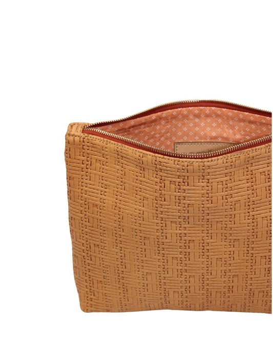 Frances in woven tan