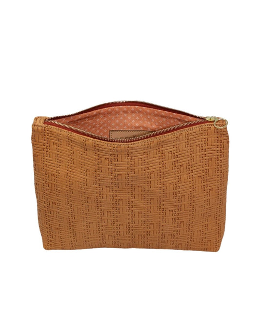 Frances in woven tan