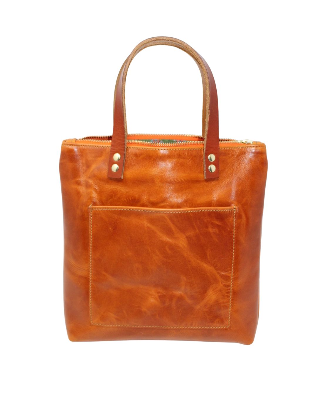 Adell Handbag in cinnamon leather