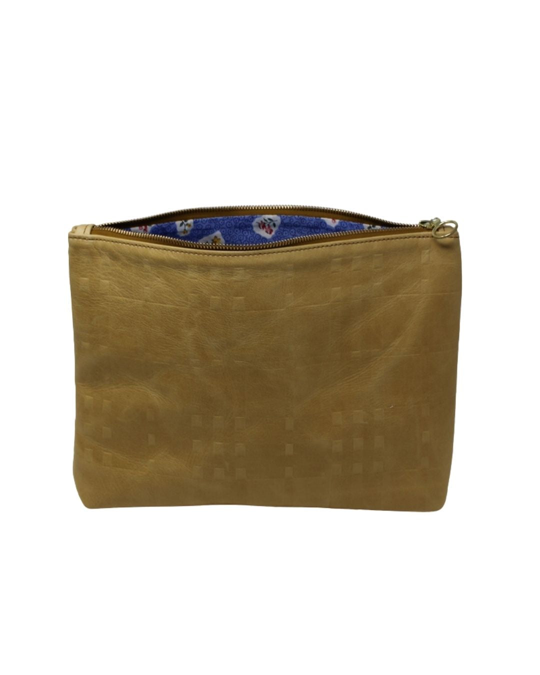 Frances Bag in yellow embossed plaid