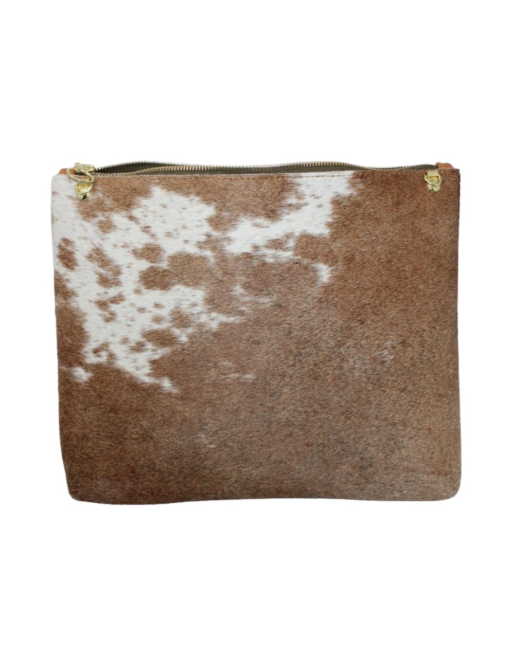 Frances Bag in hair on cowhide