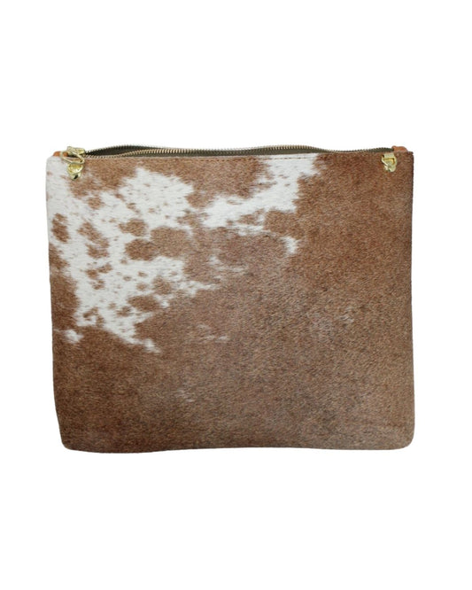 Frances Bag in hair on cowhide