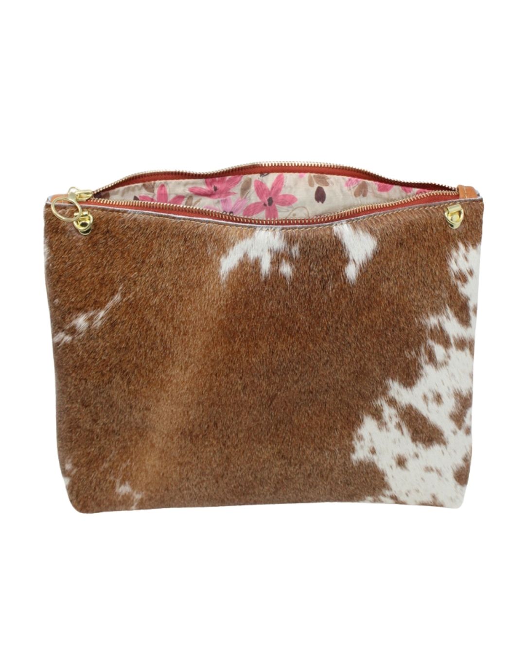 Frances Bag in hair on cowhide