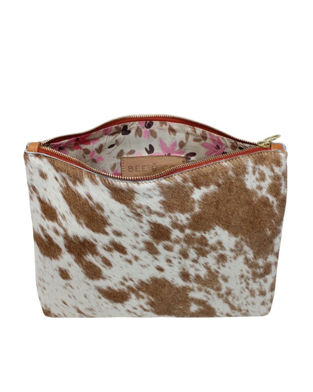 Frances Bag in hair on cowhide