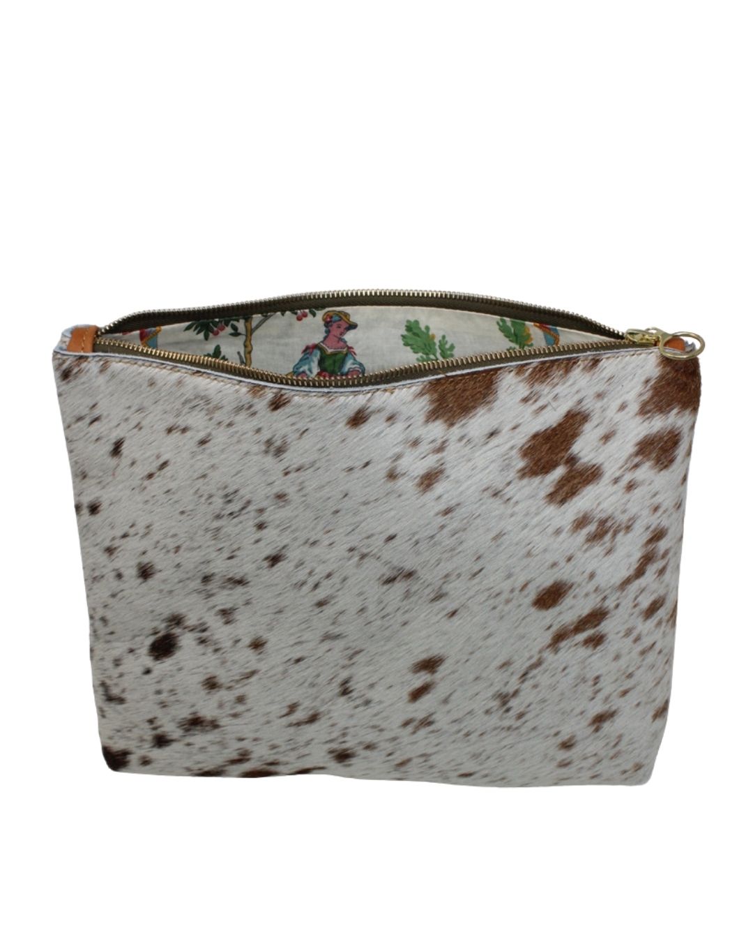 Frances Bag in hair on cowhide