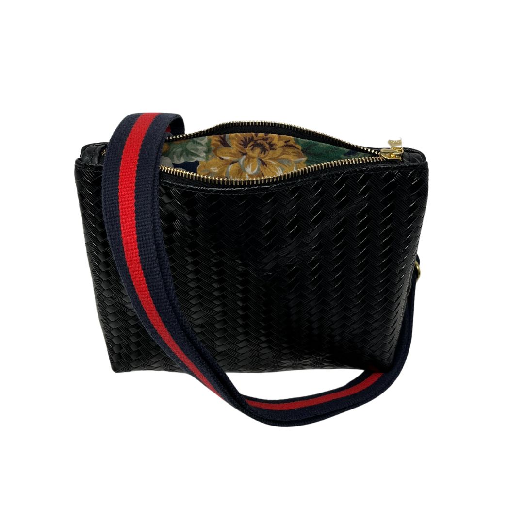 Short Zip Phone Bag - Wristlet Converts to Cross Body Purse - Navy Dai –  Borsa Bella Design Co.