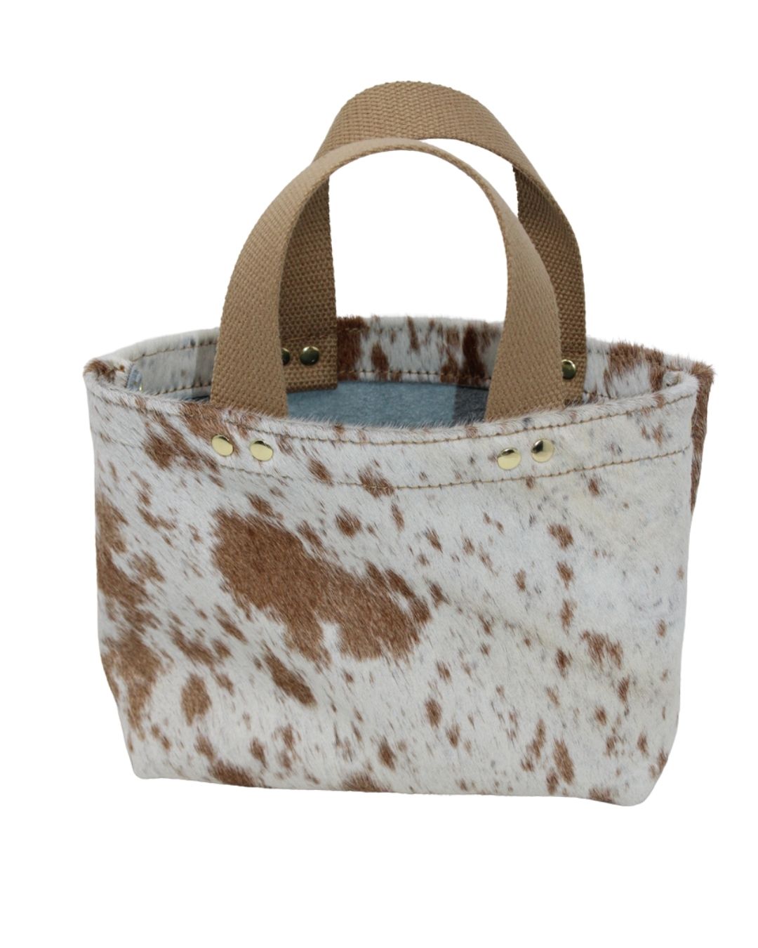 Micro Judy Tote in hair on cowhide