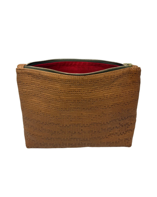 Frances in woven tan