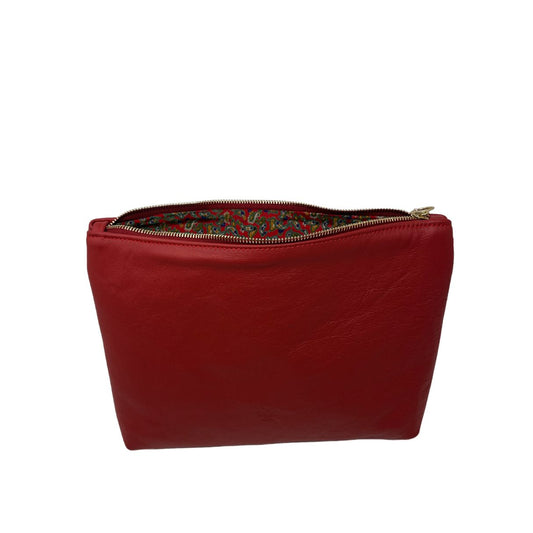Frances Bag in poppy red leather
