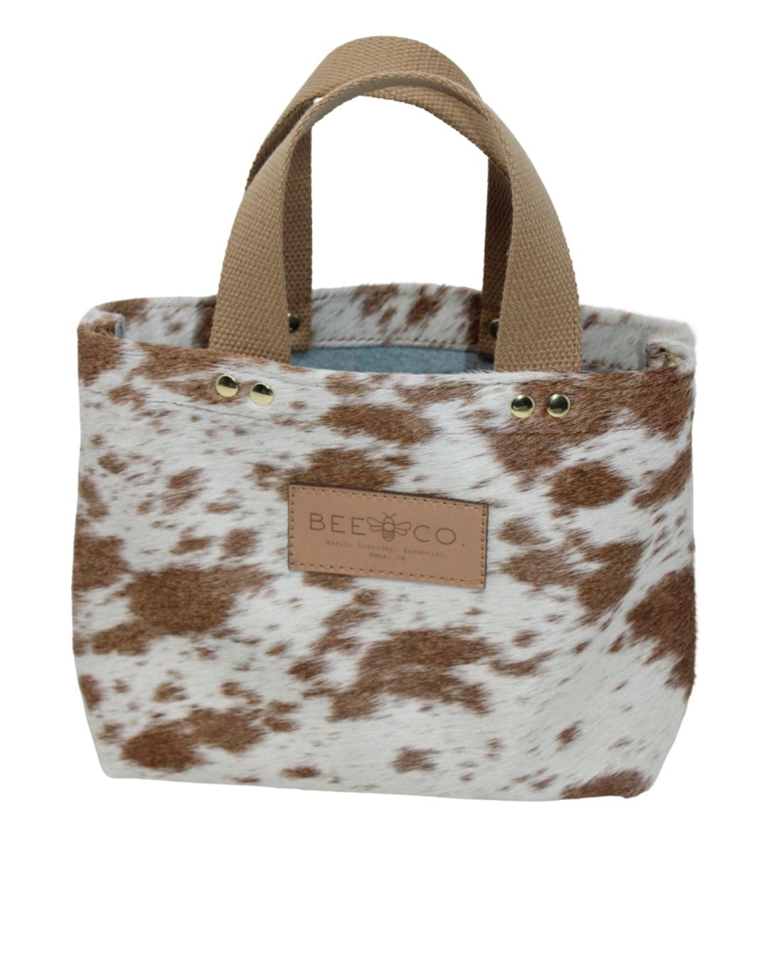 Micro Judy Tote in hair on cowhide