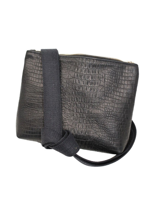 Mini Frances in black gator