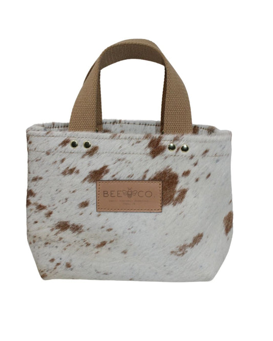 Micro Judy Tote in hair on cowhide