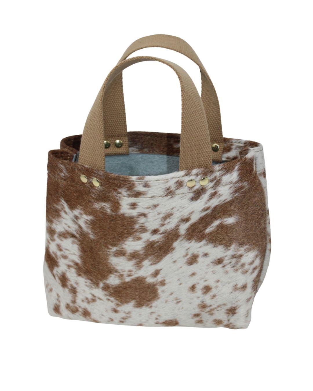 Micro Judy Tote in hair on cowhide