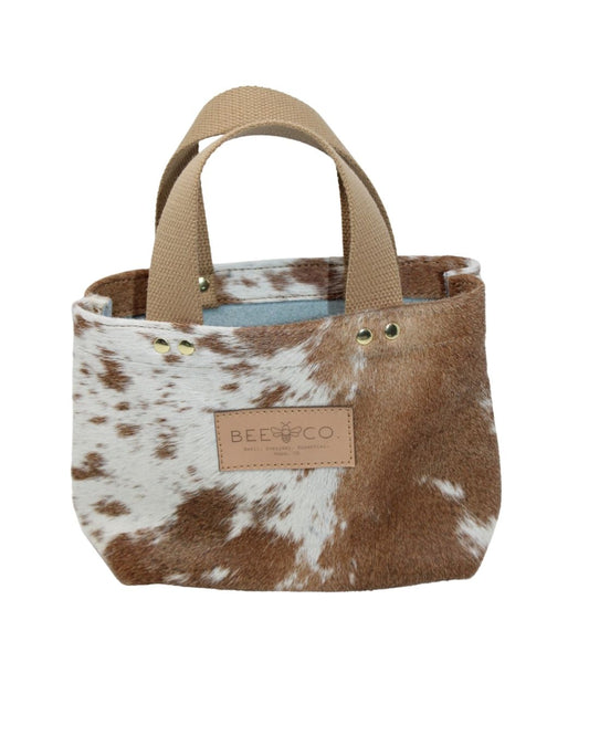 Micro Judy Tote in hair on cowhide