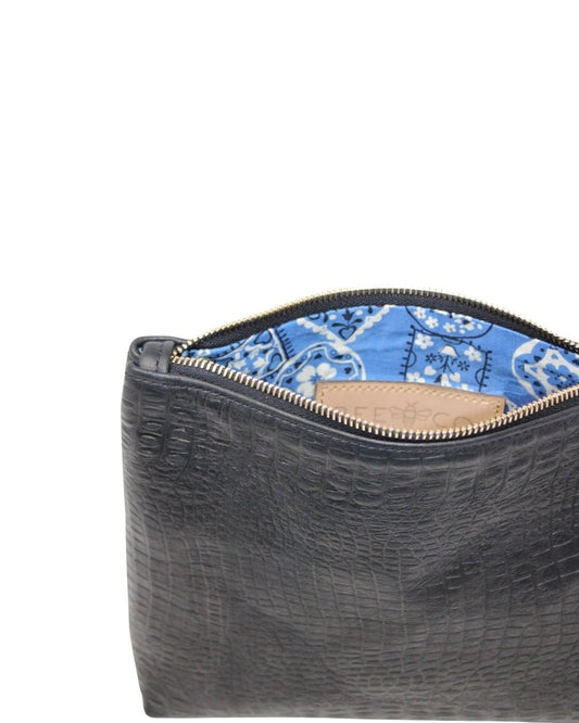 Mini Frances in black gator