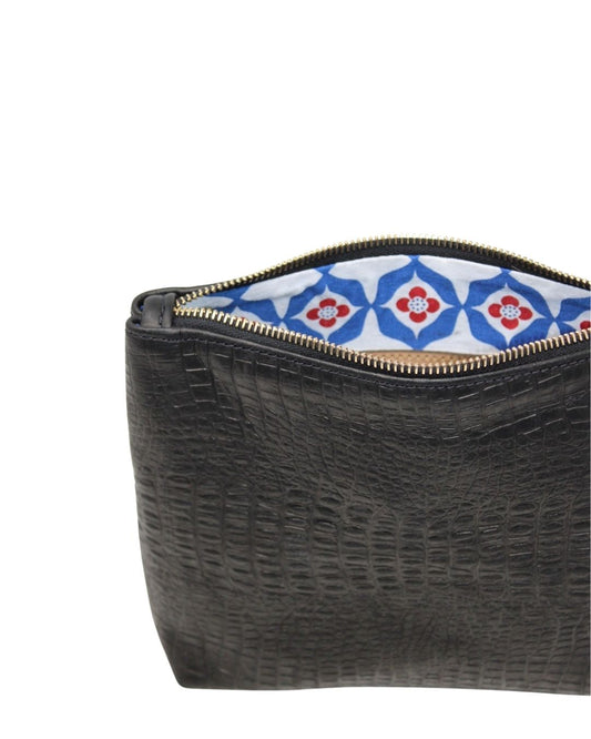 Mini Frances in black gator