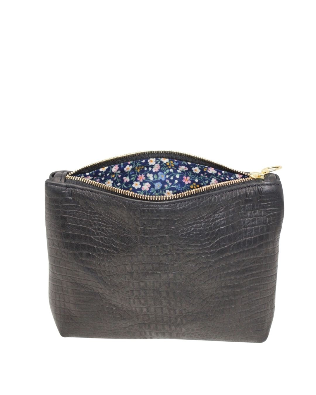 Mini Frances in black gator