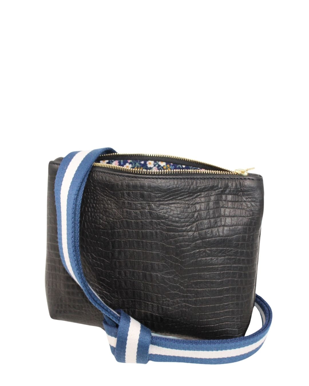 Mini Frances in black gator