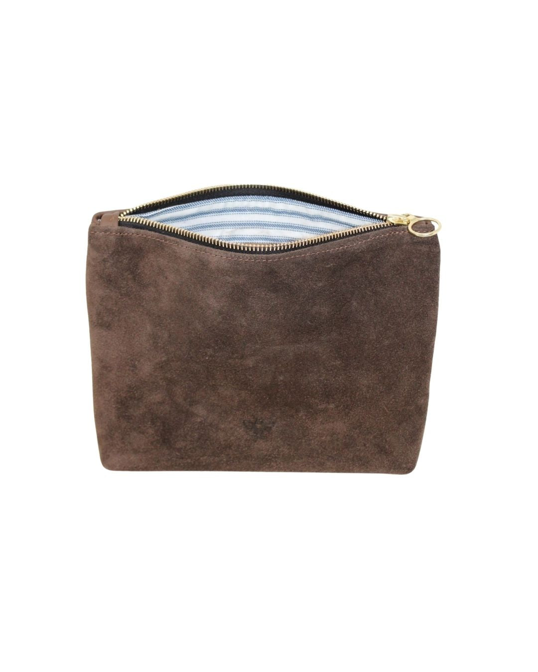 Mini Frances in chocolate suede and leather