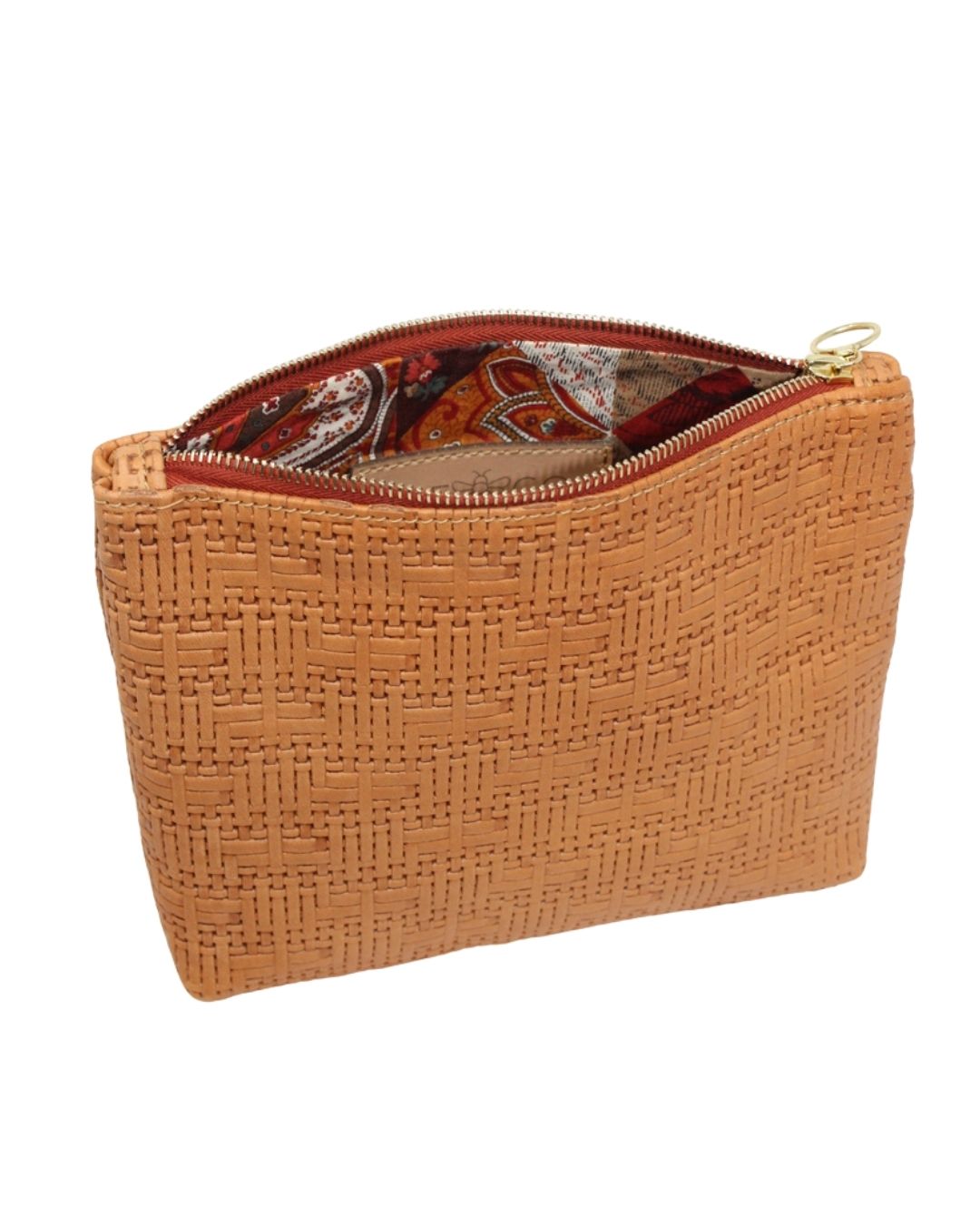 Mini Frances in Woven Tan