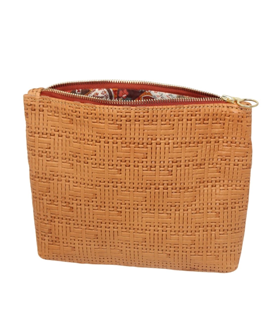 Mini Frances in Woven Tan