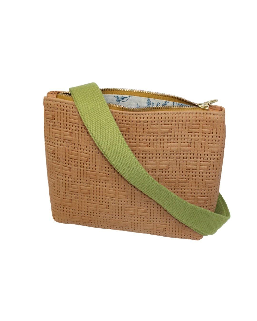 Mini Frances in Woven Tan
