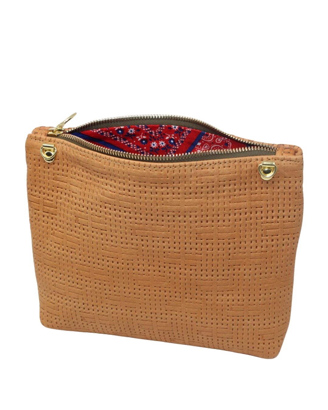 Mini Frances in Woven Tan