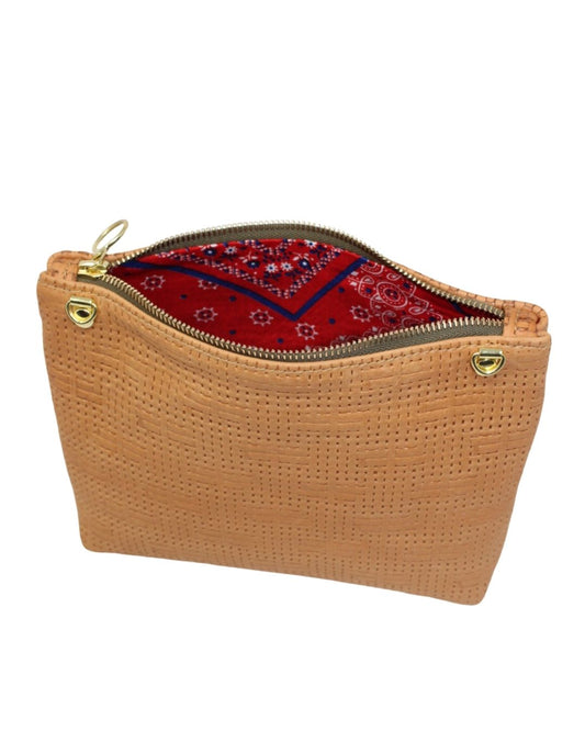 Mini Frances in Woven Tan