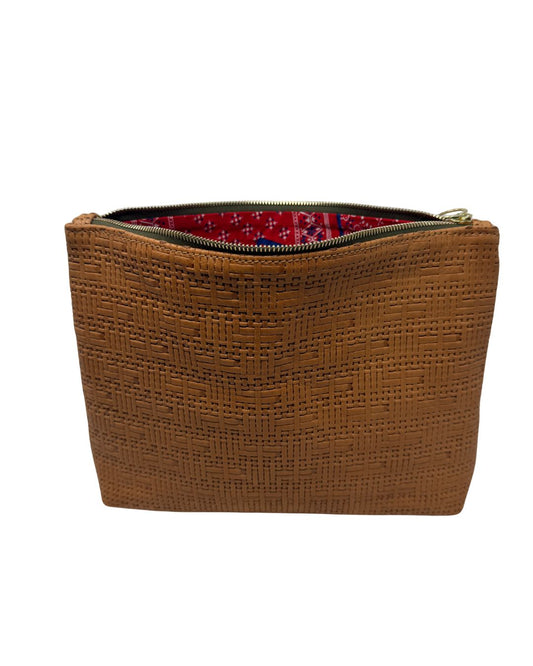 Frances in woven tan