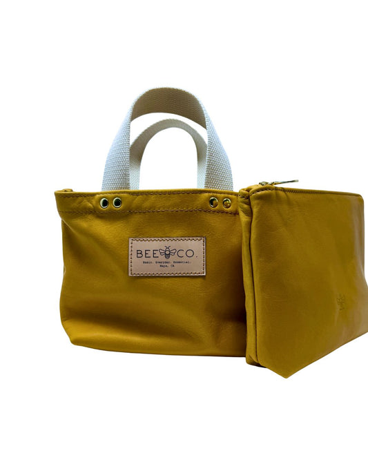 Micro Judy Tote in Saffron Yellow