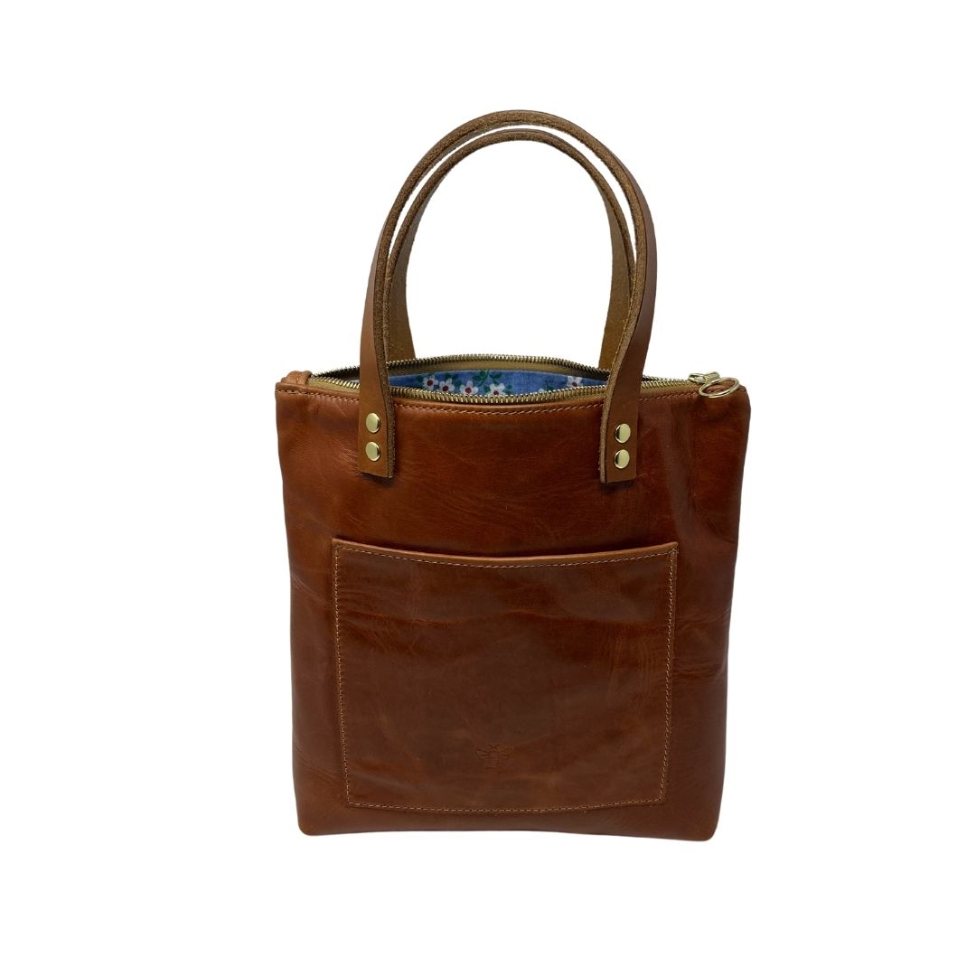 Adell Handbag in cinnamon leather