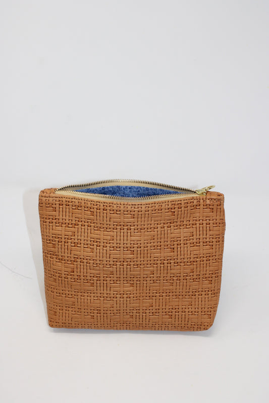 Mini Frances in woven tan