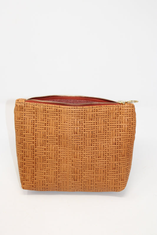 Mini Frances in woven tan