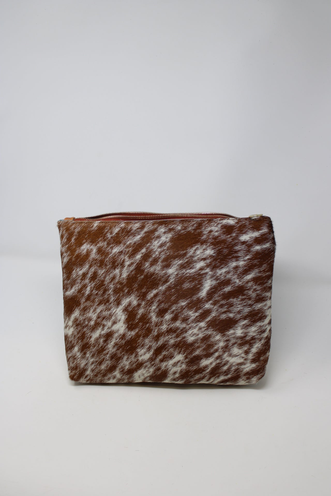 Frances Bag in hair on cow hide