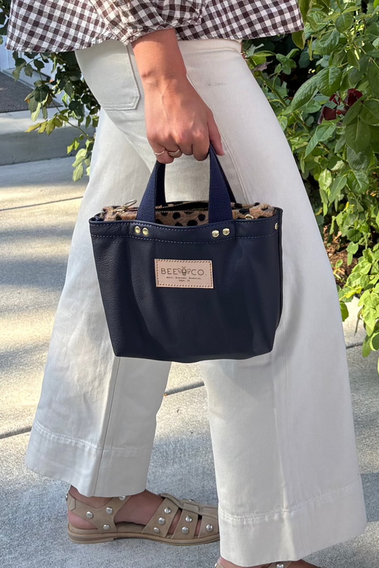 Micro Judy Tote in navy