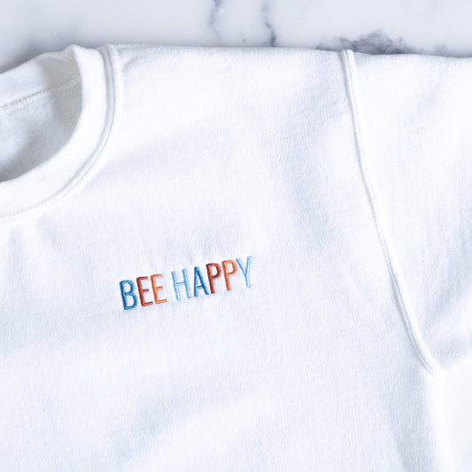 BEE HAPPY Sweatshirt | Collaboration with Strawberries and Sage